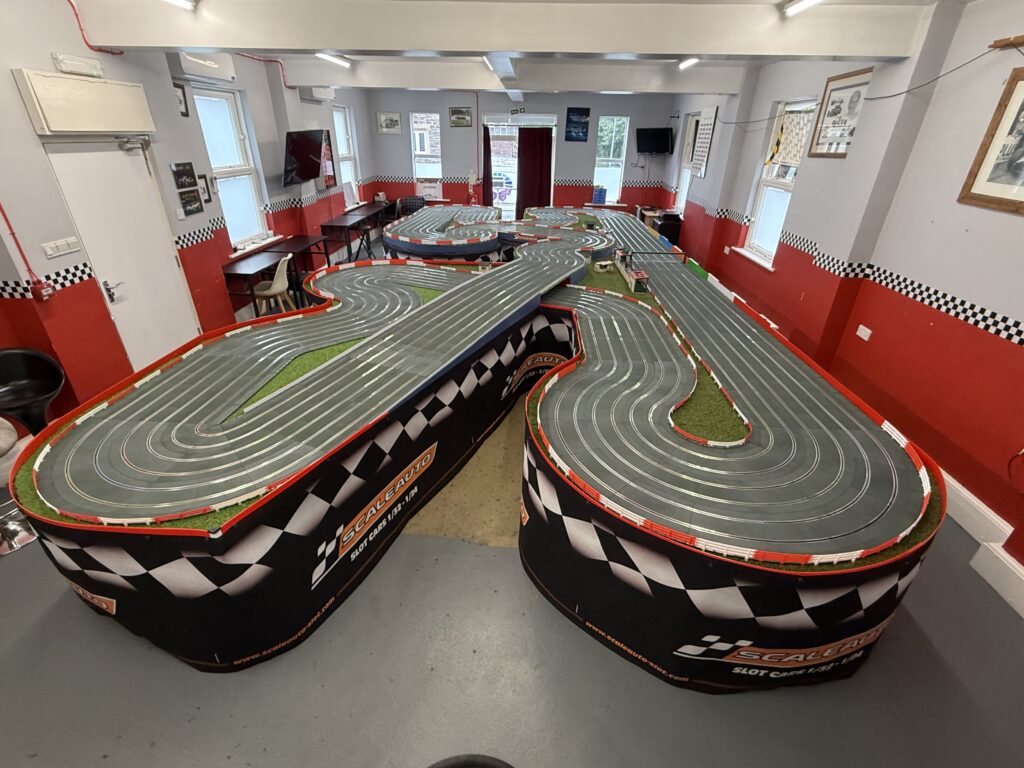 Wye Valley Slot Car Club six-lane Scaleauto Track